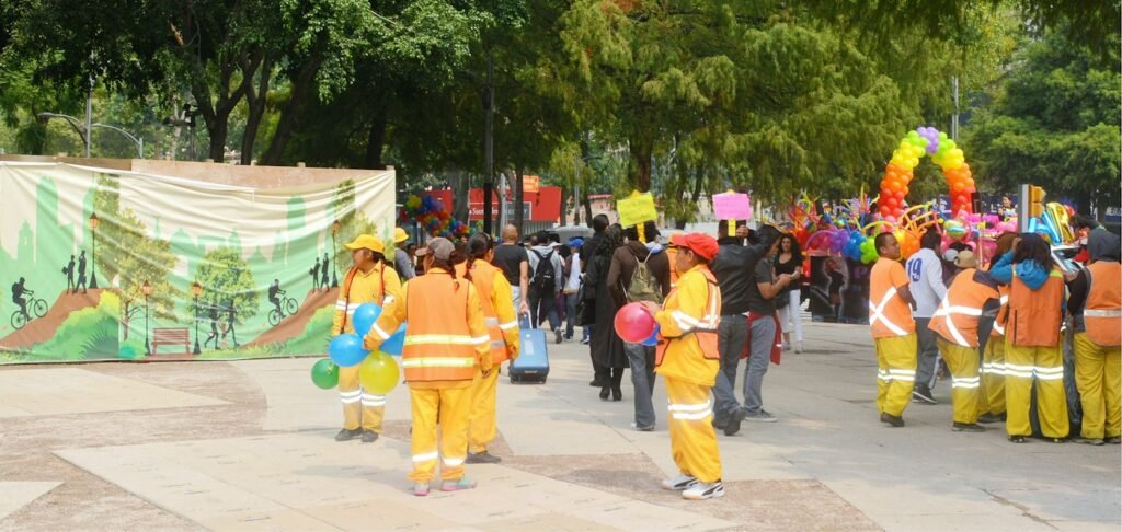 A vibrant community event in the Arab region showcasing local efforts to protect the environment.