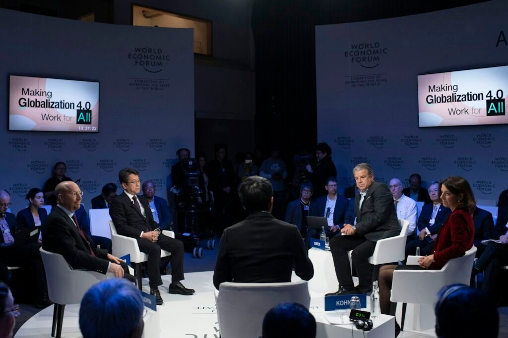 A panel discussion featuring regional experts on climate policy and sustainable development.